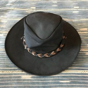 Genuine leather Minnetonka hat
